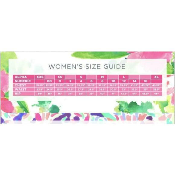 Lilly Pulitzer Adley Tank Top Tunic Lucky Bamboo Engineered in High Tide Sz XXS - Picture 13 of 13